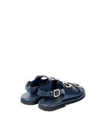 Classic Two Strap Leather Sandals