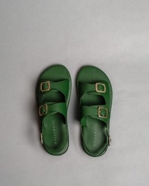 Classic Two Strap Leather Sandals