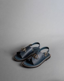 Envelope Welt Sandals Single Buckle