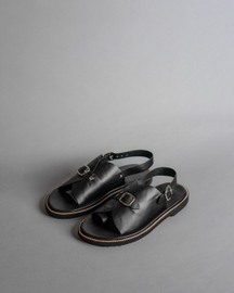 Envelope Welt Sandals Single Buckle
