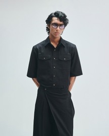 Kohl Co-linen Men's Flap Pocket Shirt