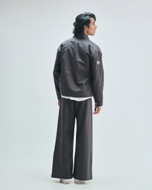Pebble Co-linen Embroidered Men’s Stand Collar Jacket