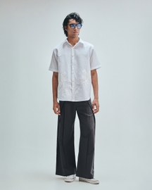 Taj Co-linen Embroidered Men’s Applique Half Sleeves Shirt