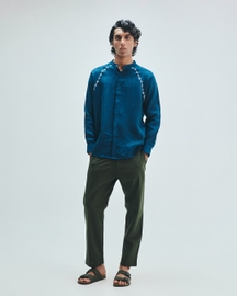Pine Co-linen Men's Tapered Lounge Pants
