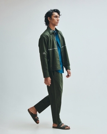 Pine Co-linen Men's Tapered Lounge Pants