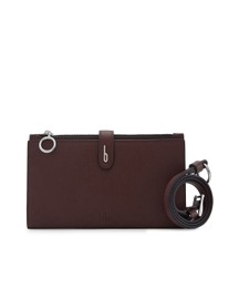 Andrea Wallet Pebble Bordeaux