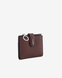 Andrea Mini Wallet Pebble Bordeaux