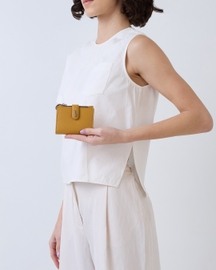 Andrea Mini Wallet Pebble Mustard