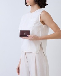 Ginni Wallet Pebble Bordeaux