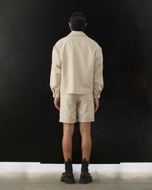 Panelist Jacket In Woven Sand