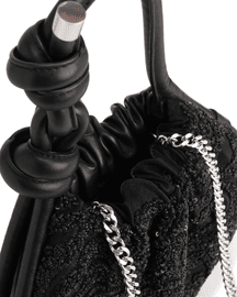 Ina Mini Potli Suminagashi Black
