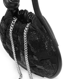 Ina Mini Potli Wave Quilt Black