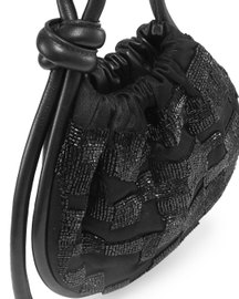 Ina Mini Potli Wave Quilt Black