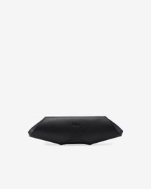 Elizabeth Baguette Clutch Saffiano Black.