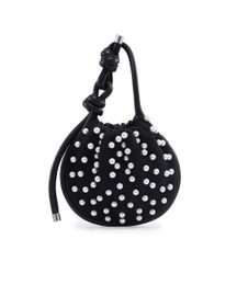 Ina Mini Potli Pearls Black