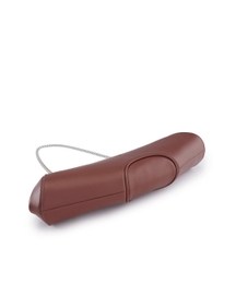 Elizabeth Baguette Clutch Nappa Brick