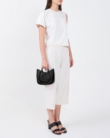Katrina Mini Tote Wave Pebble Black