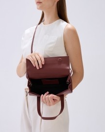 Michelle Mini Crossbody Nappa Brick