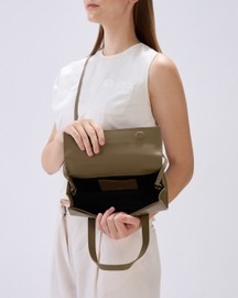 Michelle Mini Crossbody Nappa Wood