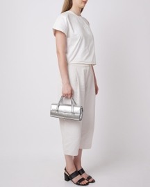 Michelle Mini Crossbody Metallic Silver