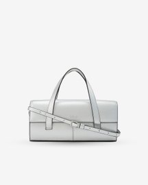 Michelle Mini Crossbody Metallic Silver