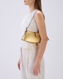 Ruth Mini Shoulder Bag Metallic Gold