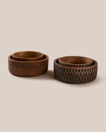 Africana Wooden Bowl