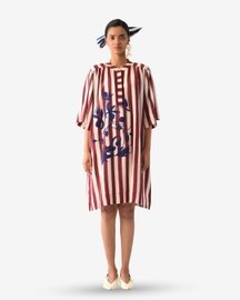 Revolt Bric Beach Appliqué Dress