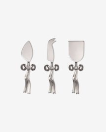 Silver Bow Cheese Knives