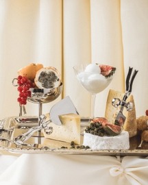 Silver Bow Cheese Knives