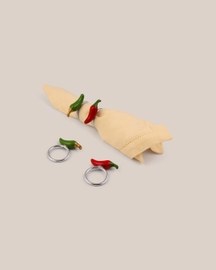 Green Picante Napkin Rings
