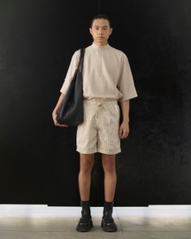 Workshop Shorts In Woven Sand