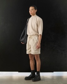 Workshop Shorts In Woven Sand