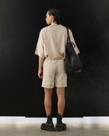 Workshop Shorts In Woven Sand