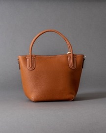 Favori Elara - Leather Bucket Bag in Tan