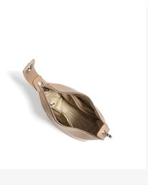 Favori Liora - Genuine Leather Top-handle Bag in Smoke Powder