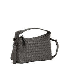 Favori Fero Faux Leather Handbag in Dark Grey