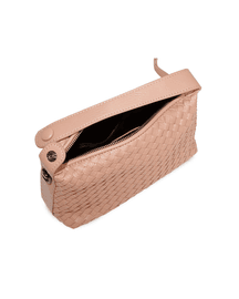 Favori Fero Faux Leather Handbag in Blush Pink