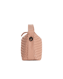 Favori Fero Faux Leather Handbag in Blush Pink