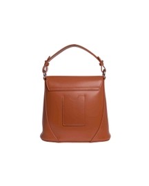 Favori Vienna - Genuine Leather Structured Bucket Bag in Tan