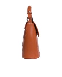 Favori Vienna - Genuine Leather Structured Bucket Bag in Tan