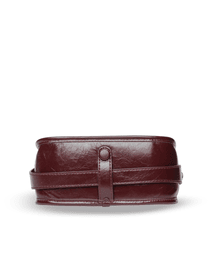 Favori Emily- Genuine Leather Handbag in Cherry