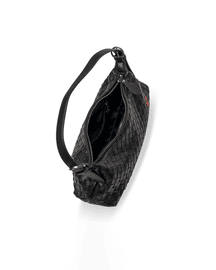 Favori Tissa - Woven Handbag, Faux Leather in Black