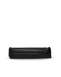 Favori Tissa - Woven Handbag, Faux Leather in Black
