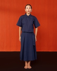 Padma Box Pleated Skirt