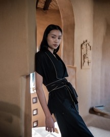 Berlin Shawl Collar Top