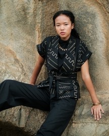 Berlin Shawl Collar Top