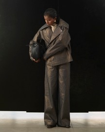 Graphite Moss Biker Blazer