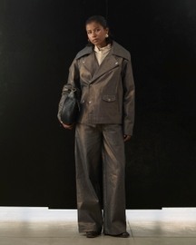 Graphite Moss Biker Blazer