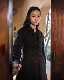 Seattle Wrap Shirt Dress